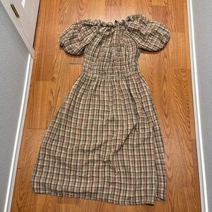 Old Navy 100% Cotton Plaid Dress
